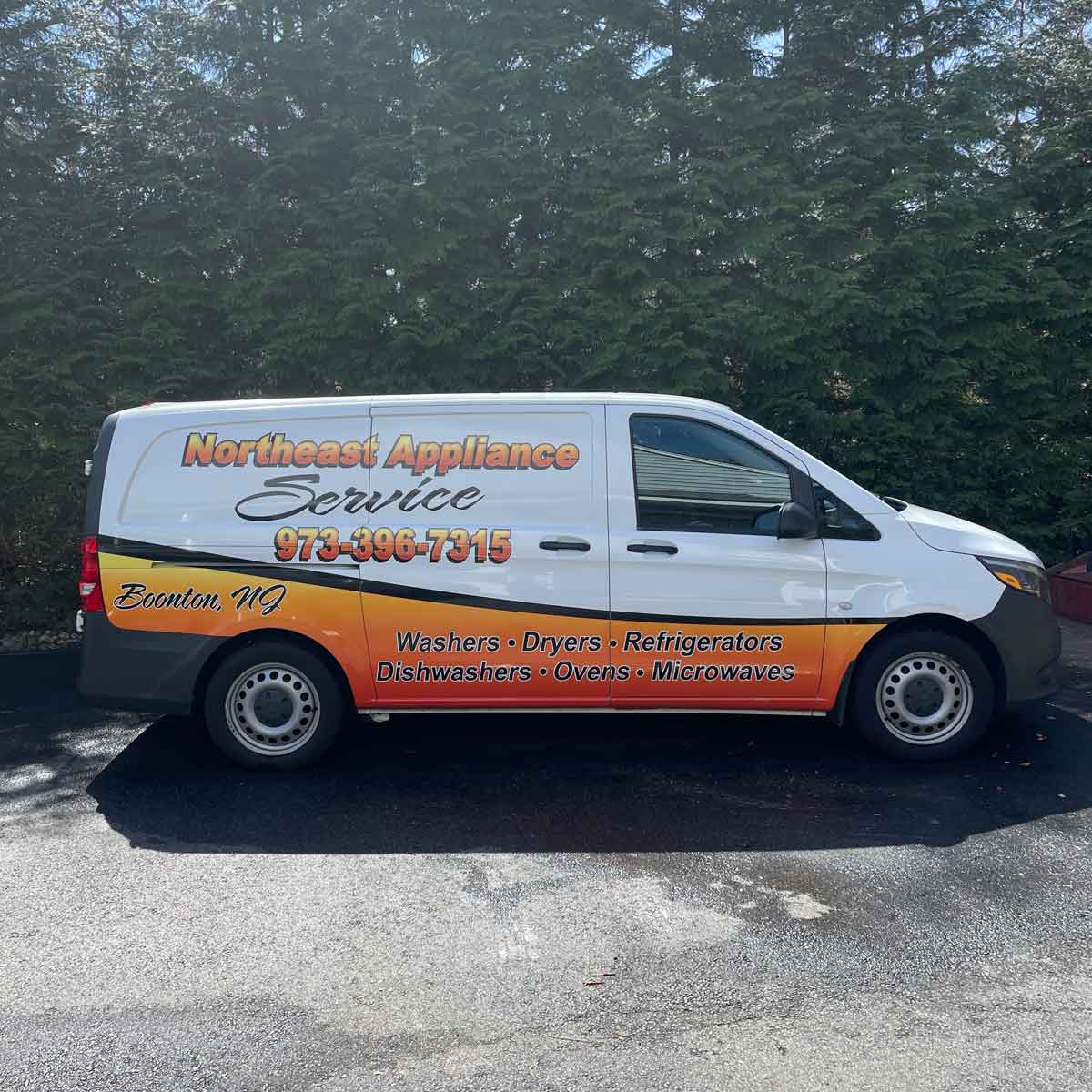 Northeast Appliance Service, LLC van