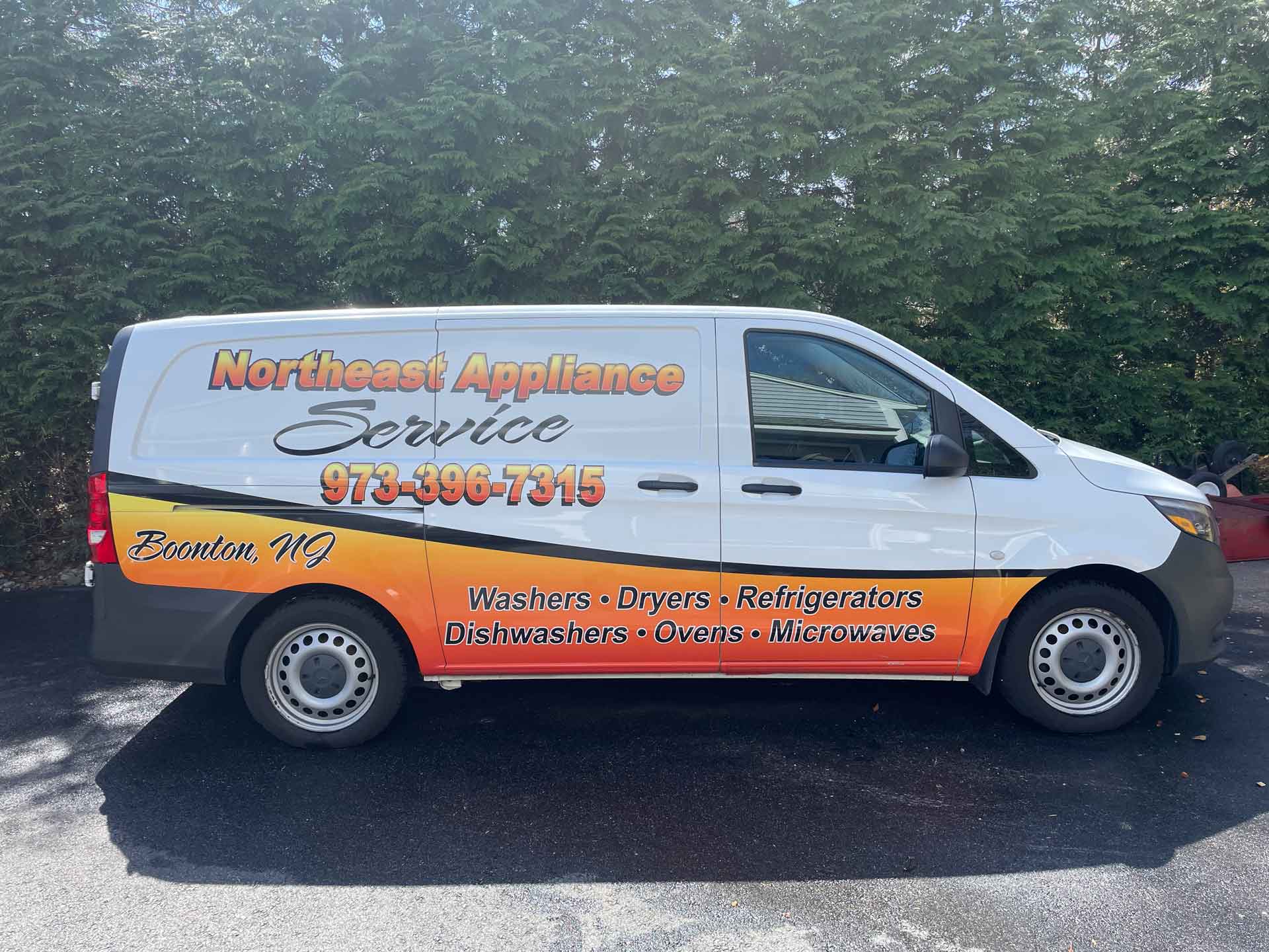 Northeast Appliance Service, LLC van