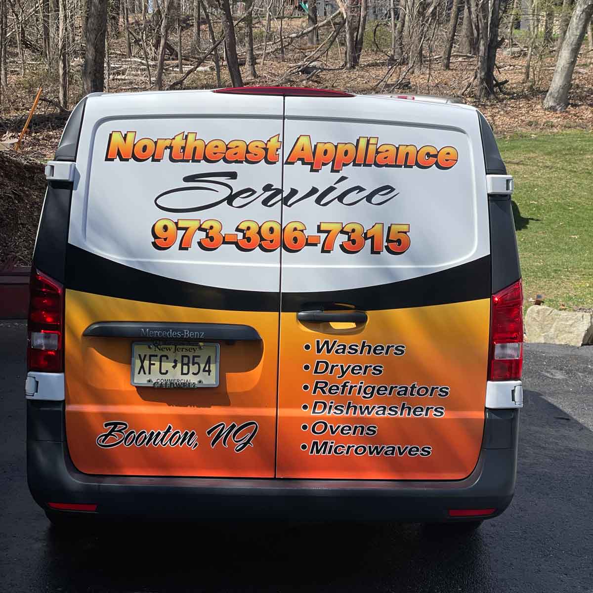 Northeast Appliance Service, LLC van