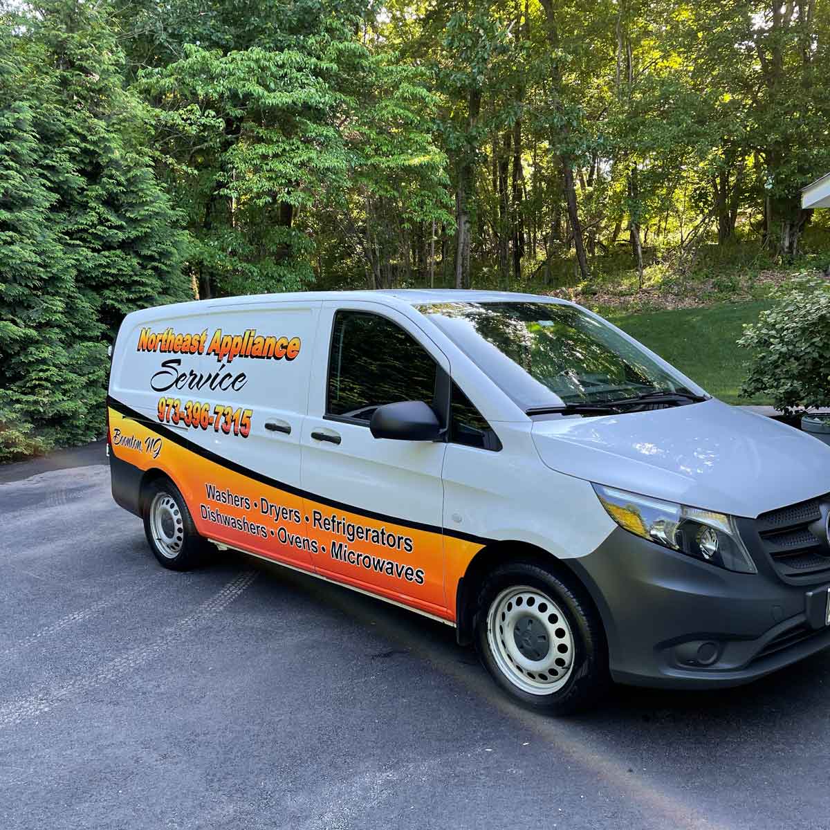 Northeast Appliance Service, LLC van